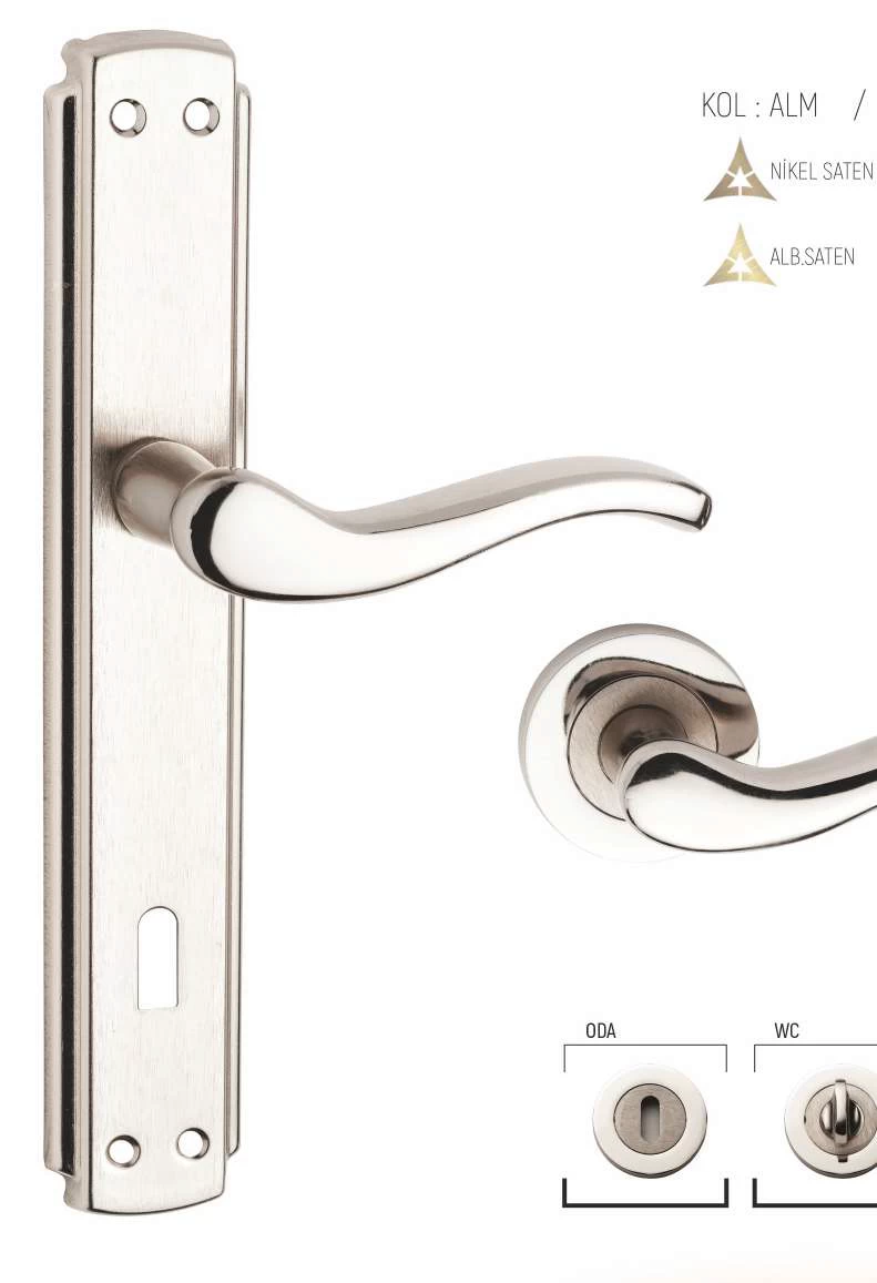 Venax Parİs Aynali Nİkel Saten Wc Kapi Kolu