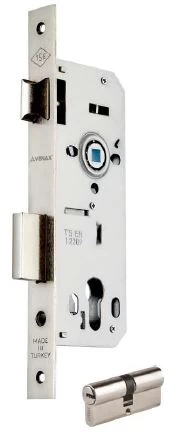 Venax Silindirli Kilit Yale 40 Mm*23 Mm Krom