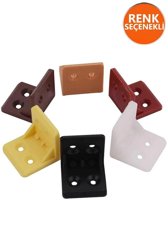 Plastİk KÖŞe BaĞlantisi Kahverengİ Paket (25)
