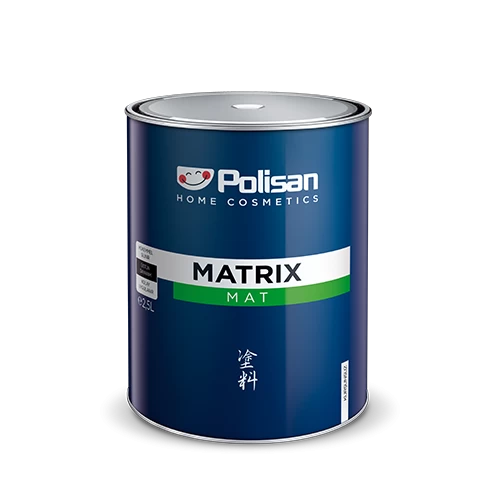 Polİsan Sentetİk Matrix Mat Sİyah 2,5 L