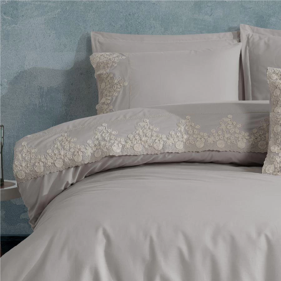 Clasy Nevresim Takımı Çift Kişilik Osela V6 Gri