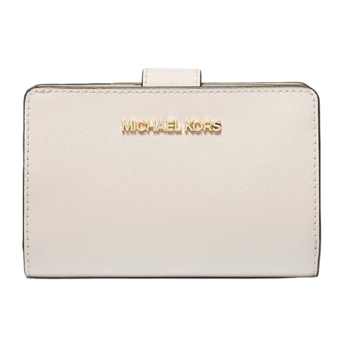 Bej Kadın Orta Boy Deri Cüzdan