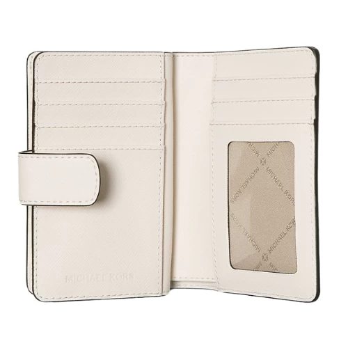 Bej Kadın Orta Boy Deri Cüzdan