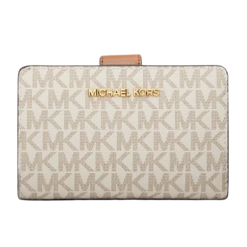 Micheal Kors Logo Desenli Kadın Orta Boy Deri Cüzdan