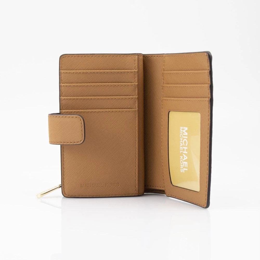 Micheal Kors Logo Desenli Kadın Orta Boy Deri Cüzdan