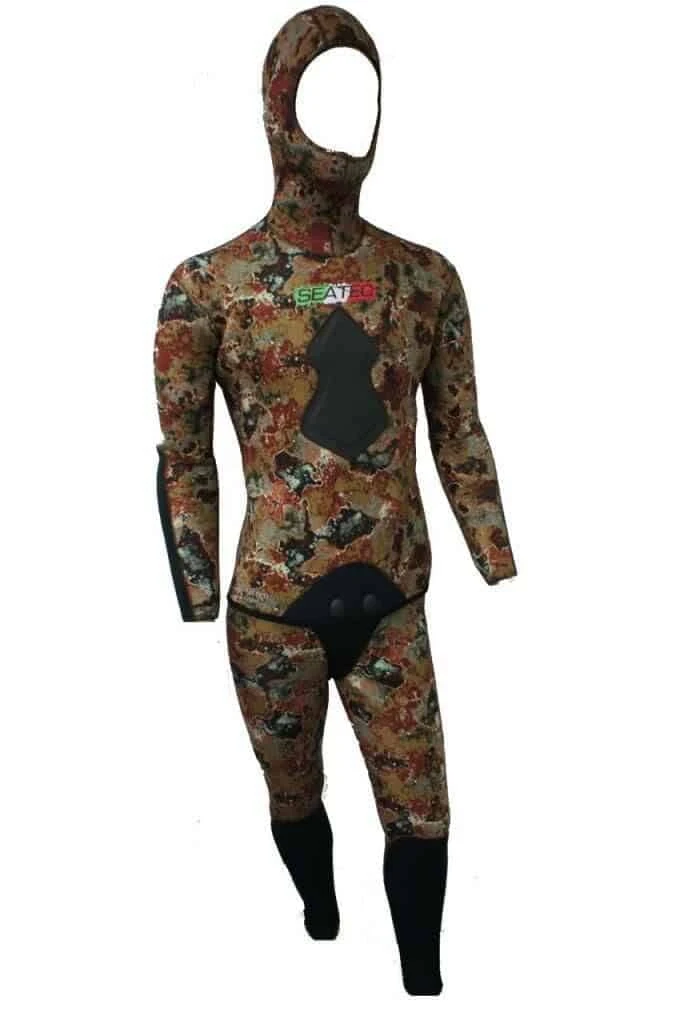 Seatec Camu Brown Dalış Elbisesi 5mm Xl