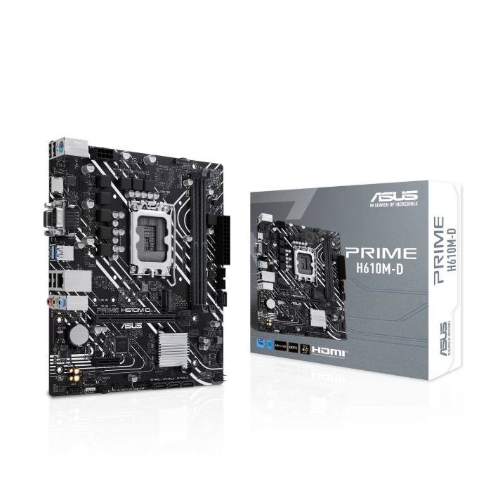 Asus Prime H610m-d Ddr5 5600mhz M.2 Hdmi Matx 1700p