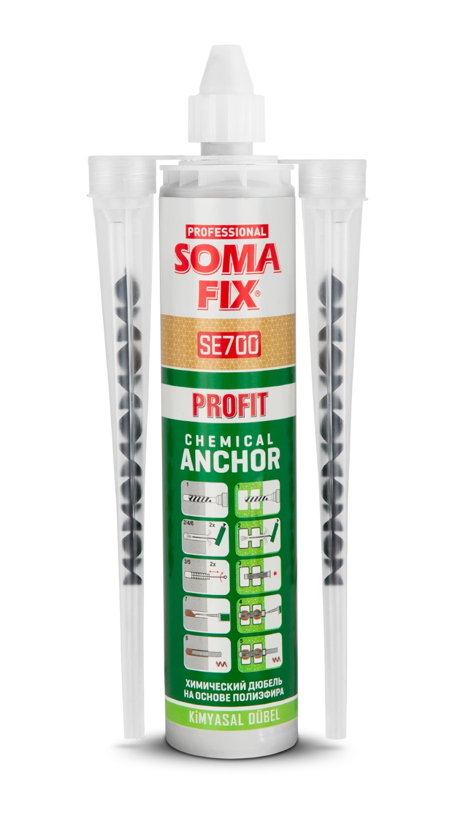Somafİx Se700 Profİt Polyester Kİmyasal DÜbel 300 Ml(12)