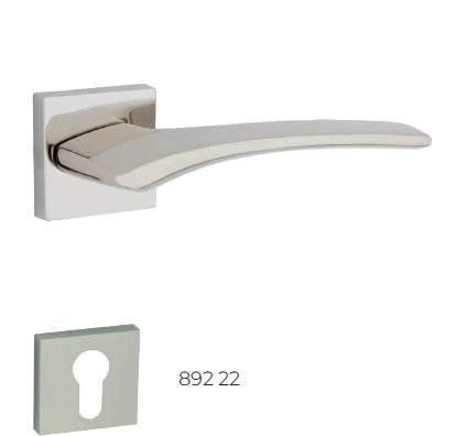 YÜksel Verona İtalyan Kare Rozetlİ İnox Wc Kapi Kolu