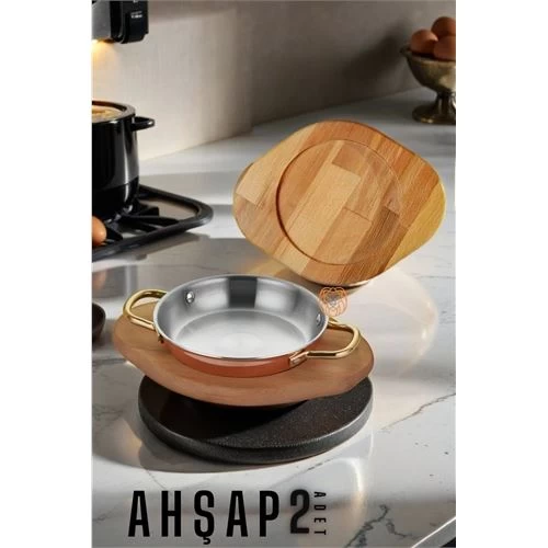 Modacar Ahşap Sahan Altlığı 2 Adet 