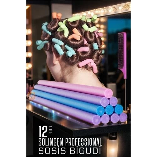 Modacar Sosis Bigudi 2 Cm 12 Adet  Solingen Professional 