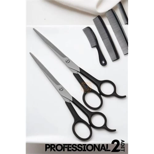 Modacar Berber Makası 2 Adet Profesyonel 6.5 Inç Çelik