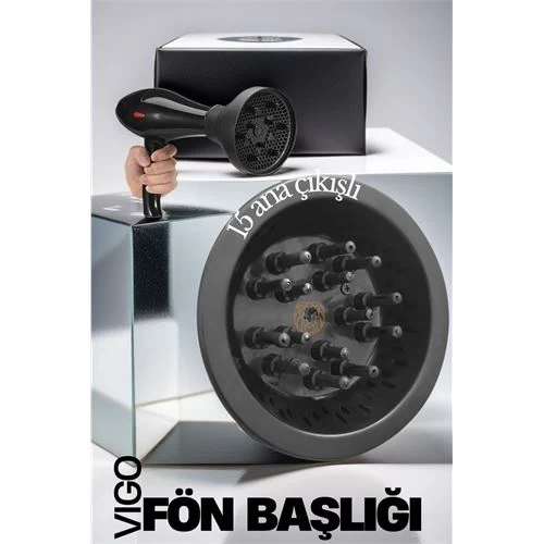Modacar Profesyonel Fön Için Difüzör Vigo Başlık