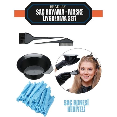 Modacar Saç Boyama Seti 24 Saç Bonesi