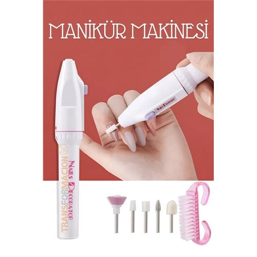 Modacar Pilli Manikür Makinesi Tırnak Törpü Seti