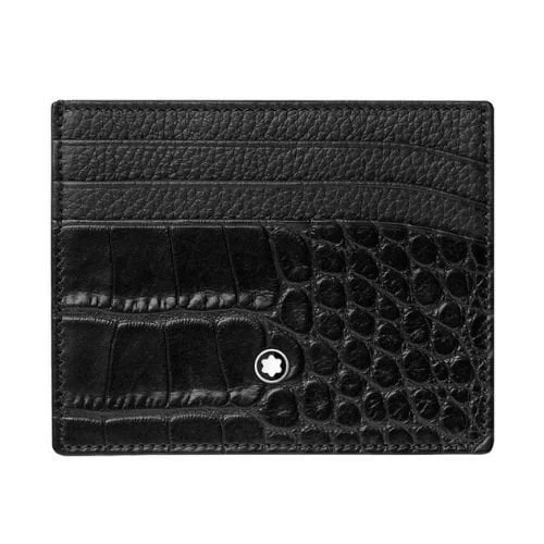 118762 Mont Blanc Meisterstück 6cc Siyah Kredi Kartlık