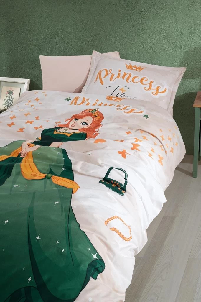 Clasy Ranforce Nevresim Takımı Tek Kişilik Tiana V1 Taş