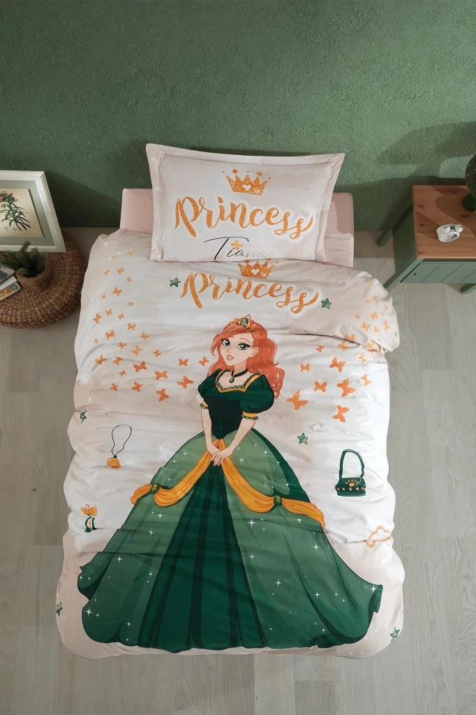 Clasy Ranforce Nevresim Takımı Tek Kişilik Tiana V1 Taş