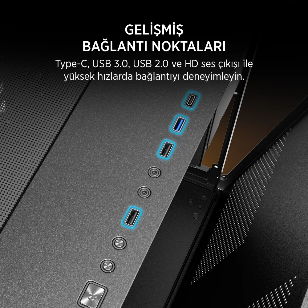 James Donkey Stark S800 4xargb Temperli Cam 650w 80+ Bronze Atx Siyah Gaming (oyuncu) Kasa