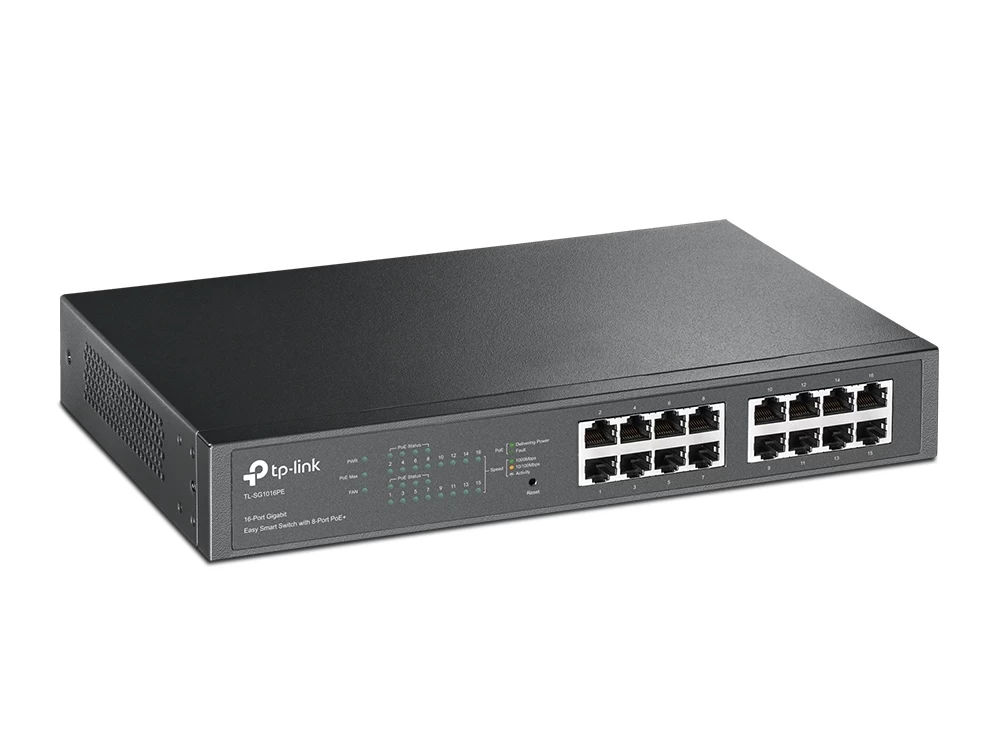 Tp-link Tl-sg1016pe 16port 10/100/1000 YÖnetİlebİlİr Poe Switch