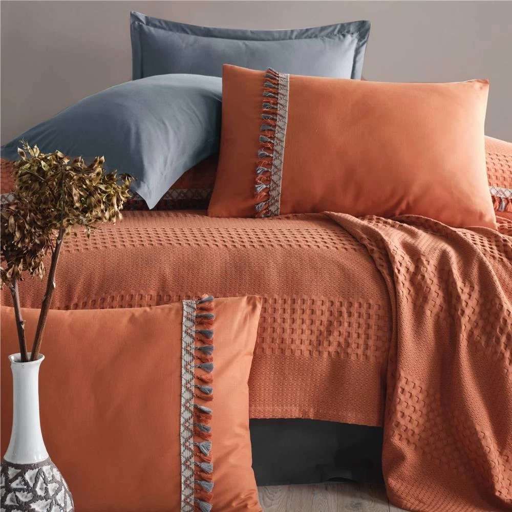 Clasy Pike Takımı Çift Kişilik Bohemline V2 Kiremit