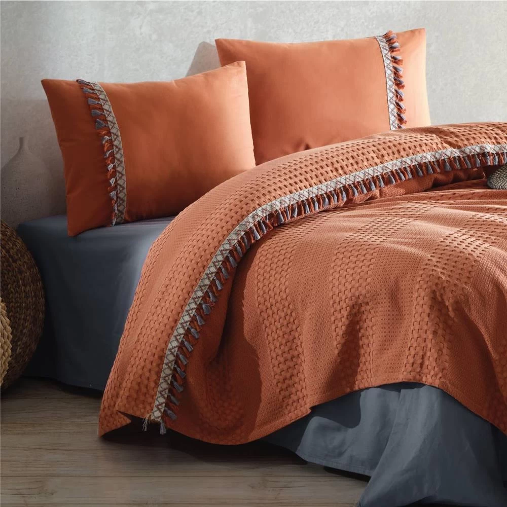 Clasy Pike Takımı Çift Kişilik Bohemline V2 Kiremit