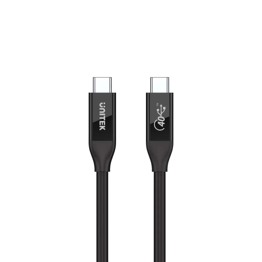 Unitek Usb4 Thunderbolt Kablo 0.8mt 40gbps, 8k&60hz,100w (c14100bk-0.8m)