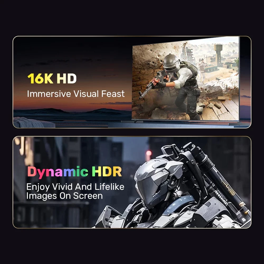 Unitek Displayport 2.1 %100 Bakir 1mt 16k&60hz (c1626gy01-1m)