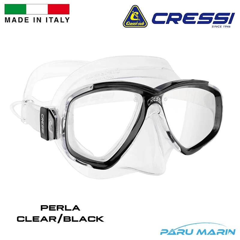 Cressi Perla Clear / Black Dalış Ve Yüzme Maskesi