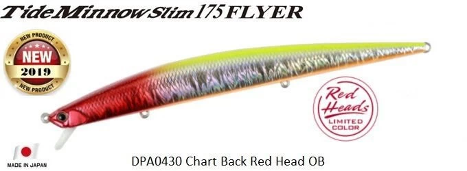 Duo Tide Minnow Slim Flyer 175 Dpa0430 / Chartback Red Head Ob