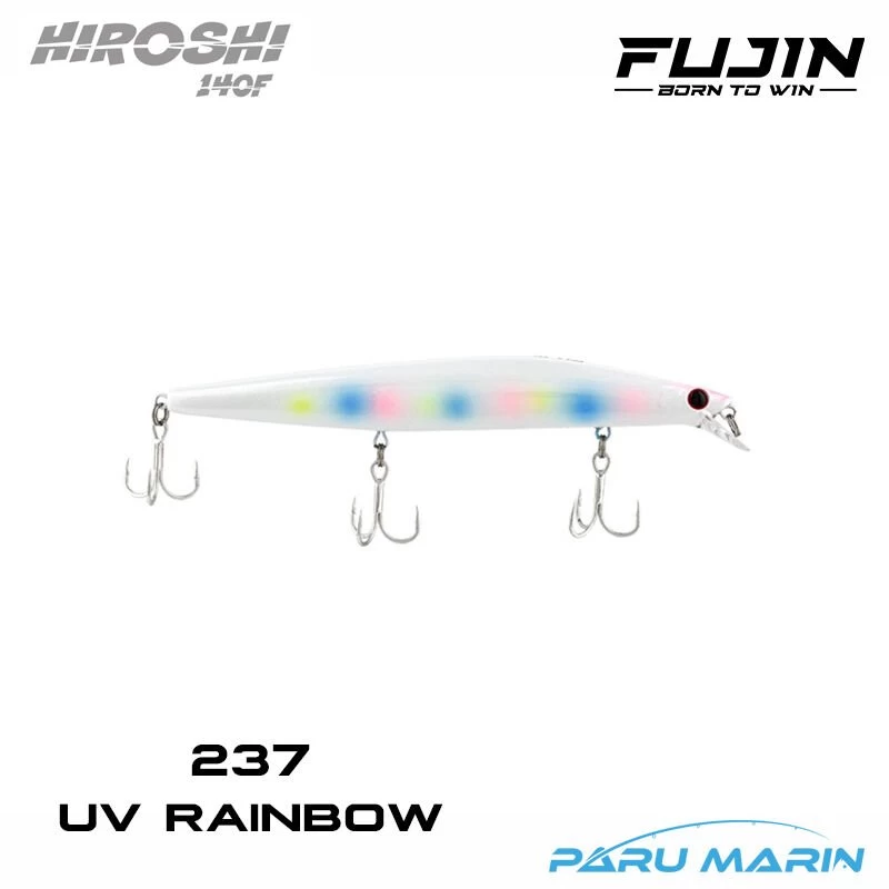 Fujin Hiroshi 140f 140mm 23gr Maket Balık 237 Uv Rainbow Glow