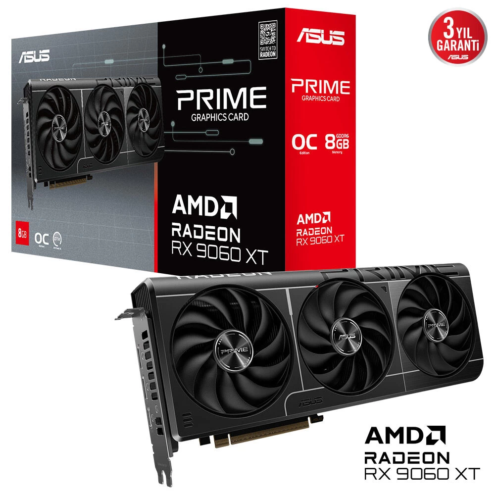 Asus Prime-rx9060xt-o8g 128bit 8g Vga
