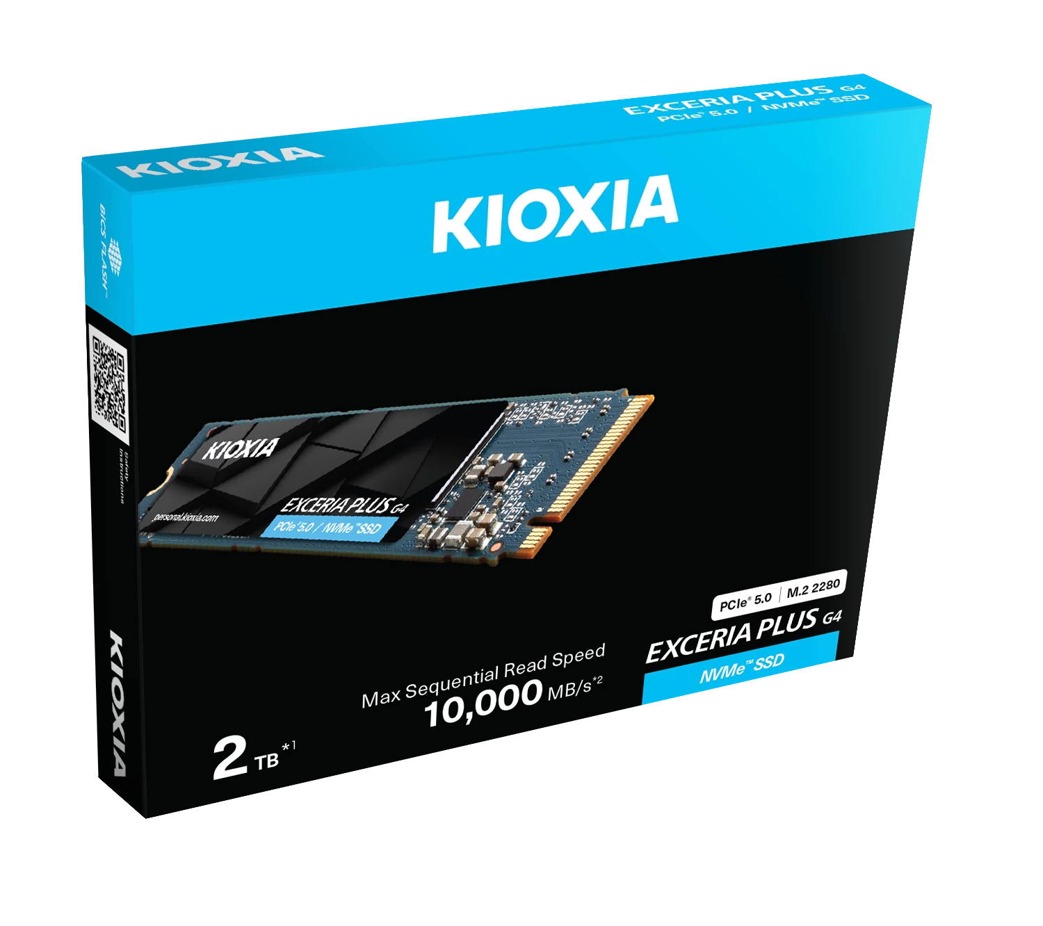 Kioxia Exceria Plus G4 Lvd10z002tg8 2tb 10000/8200mb/sn Gen5