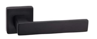 Lal Kare Rozetlİ Sİyah Wc Kapi Kolu