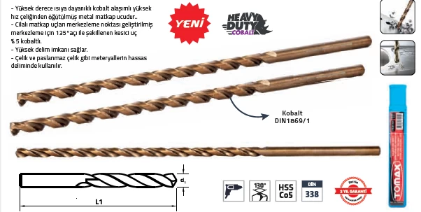 Hss 10 Mm Extra Uzun Matkap Ucu