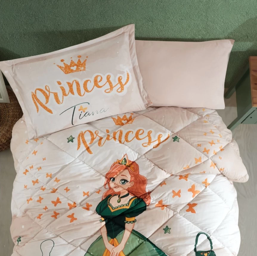 Clasy Tek Kişilik Ranforce Genç Desen Yorgan Seti Tiana