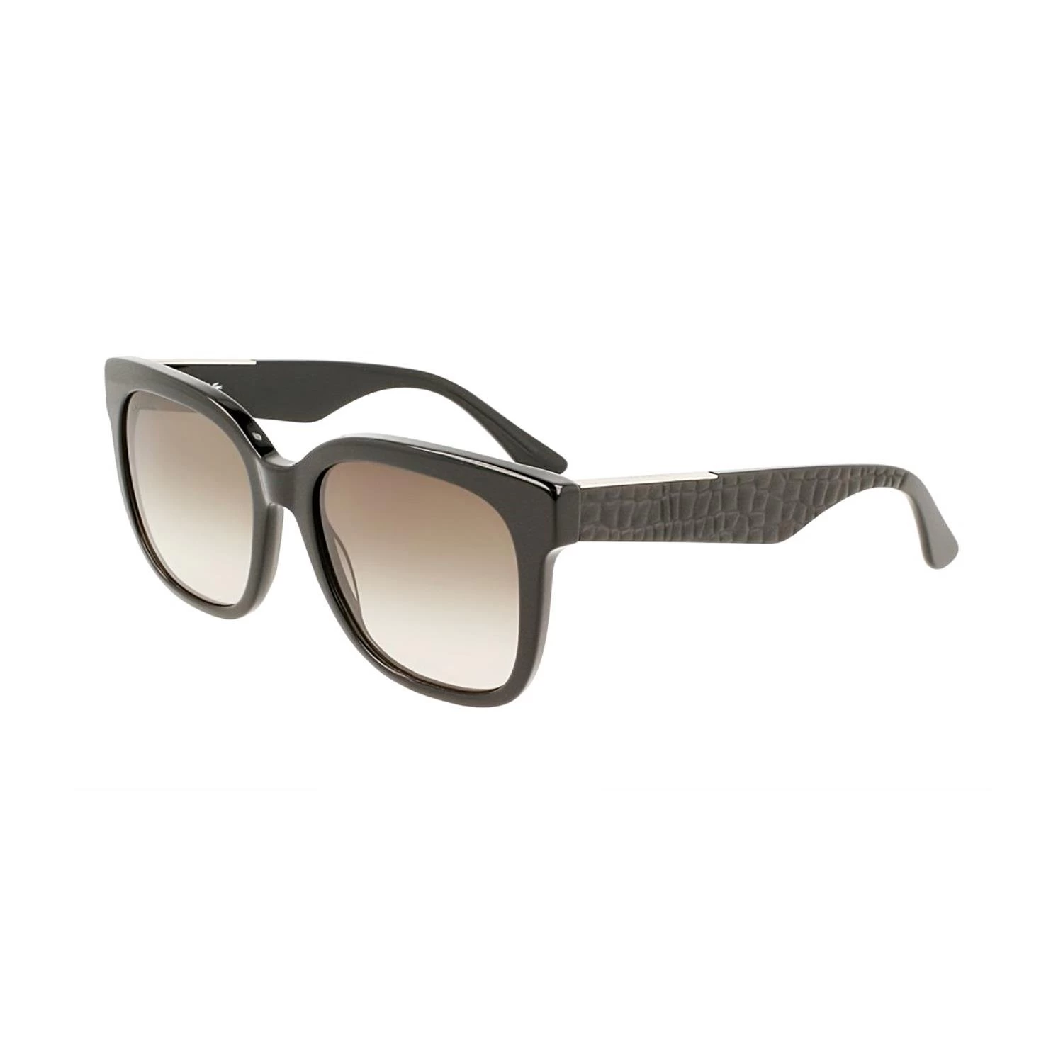 Lacoste L 970s 001 55 Kadın Dikdörtgen Siyah Kemik Güneş Gözlüğü