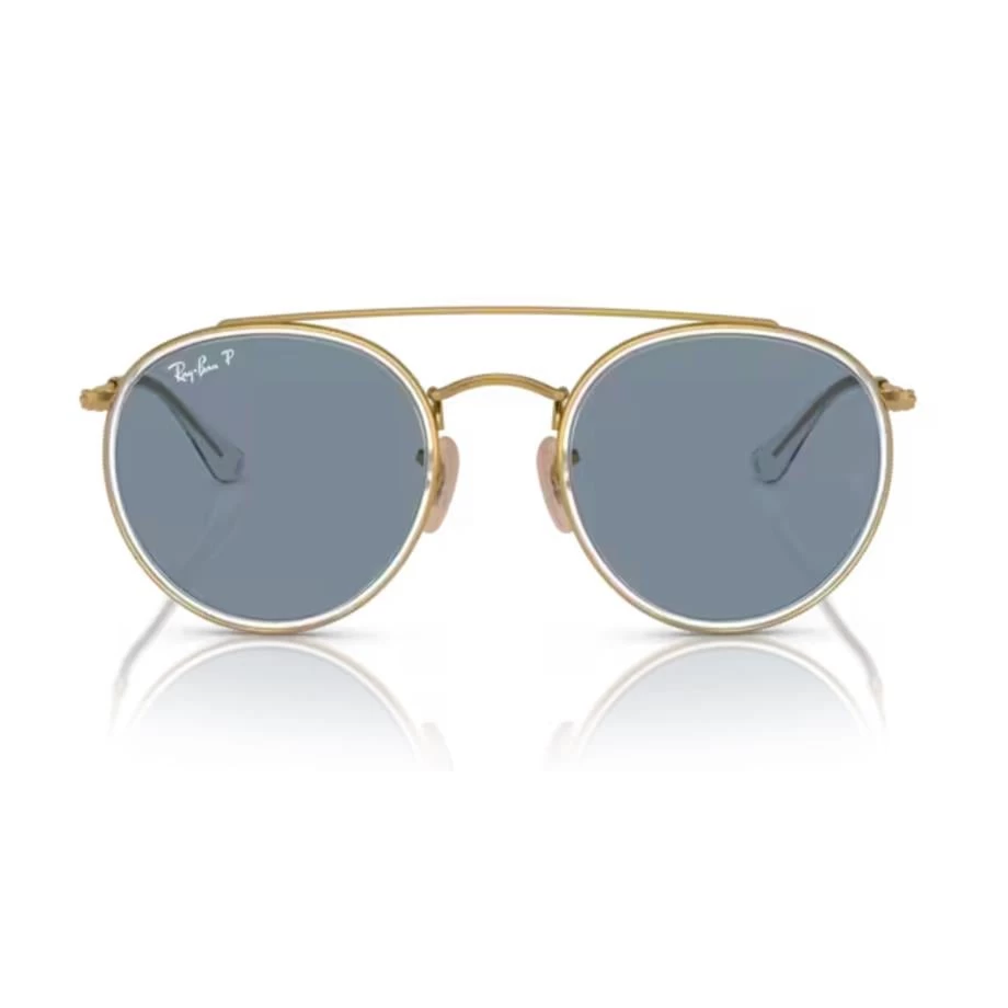 Ray-ban Rb 3647n 00102 51 Polarize Unisex Gold Metal Yuvarlak Güneş Gözlüğü