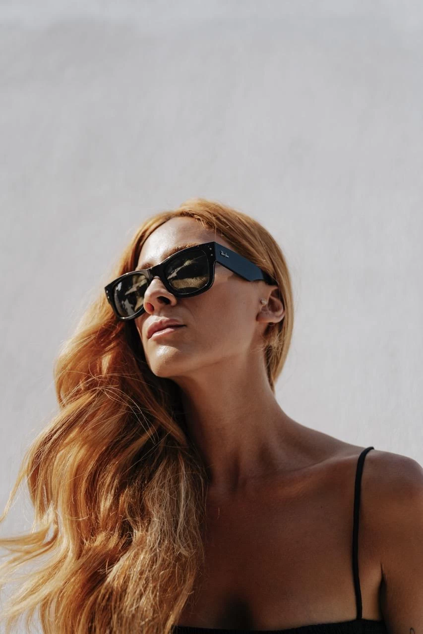 Ray-ban Rb 0840s 90158 51 Mega Wayfarer Polarize Unisex Siyah Kemik Güneş Gözlüğü