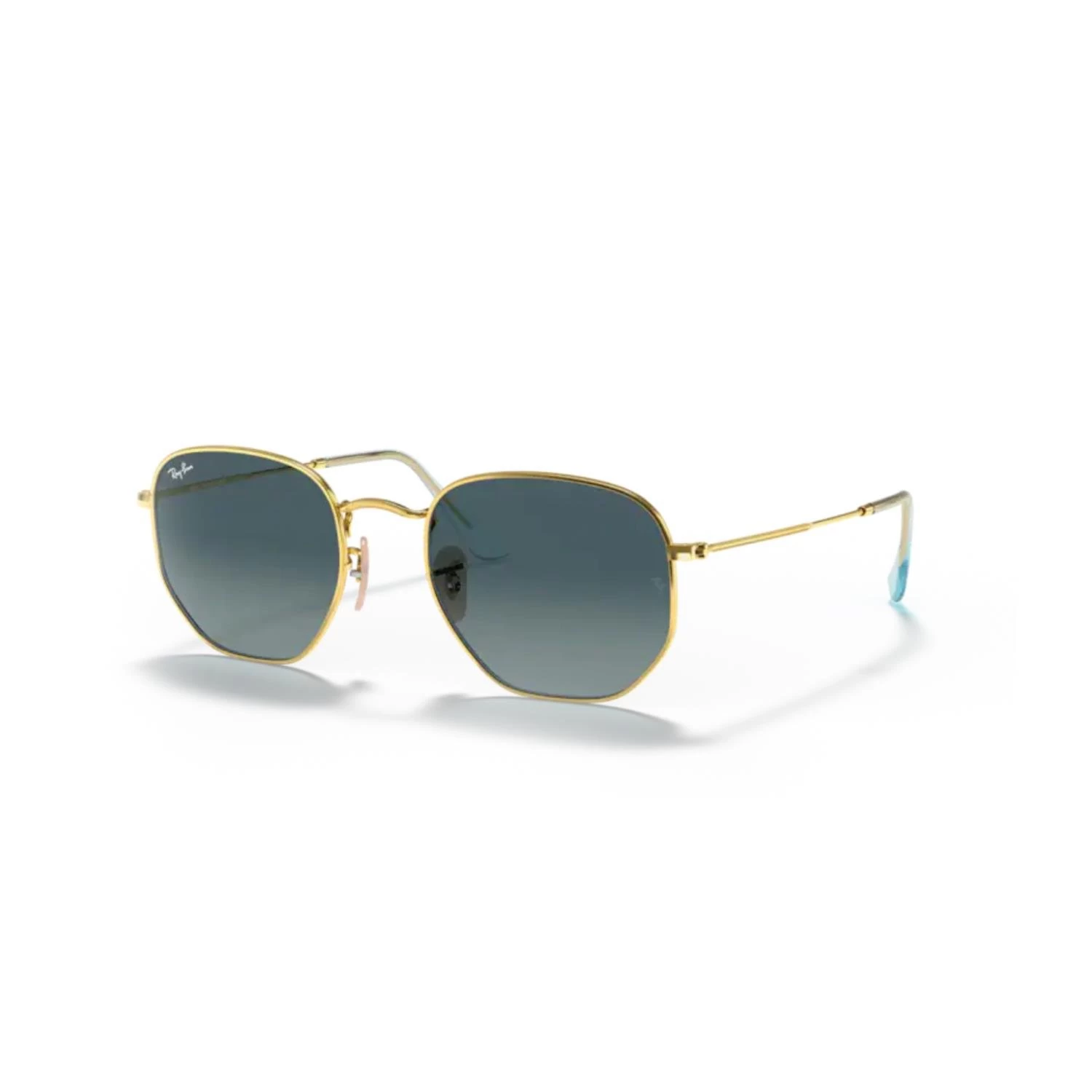 Ray-ban Rb 3548n 91233m 51 Hexagonal Unisex Gold Metal Güneş Gözlüğü