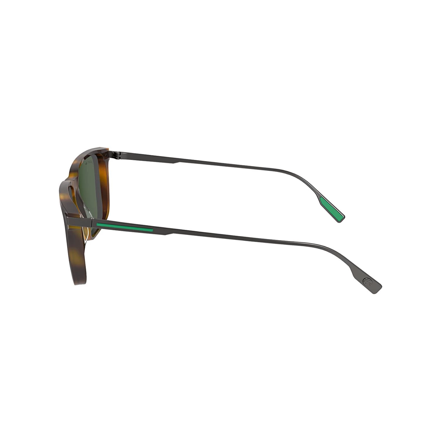 Lacoste L 6017s 214 55 Unisex Dikdörtgen Kırçıllı Kahverengi Kemik Güneş Gözlüğü