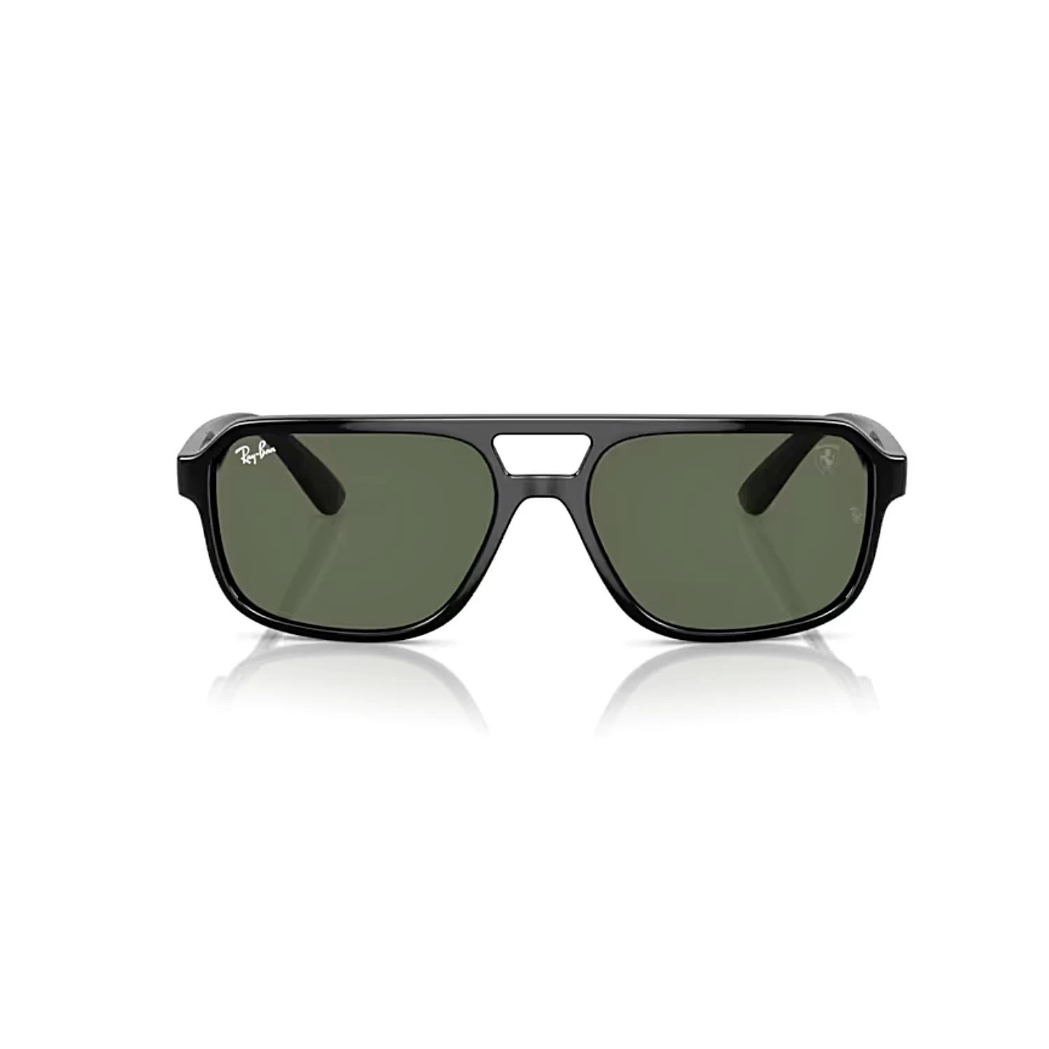 Ray-Ban RB 4414M F68371 58 Scuderia Ferrari Unisex Geometrik Siyah Kemik Güneş Gözlüğü