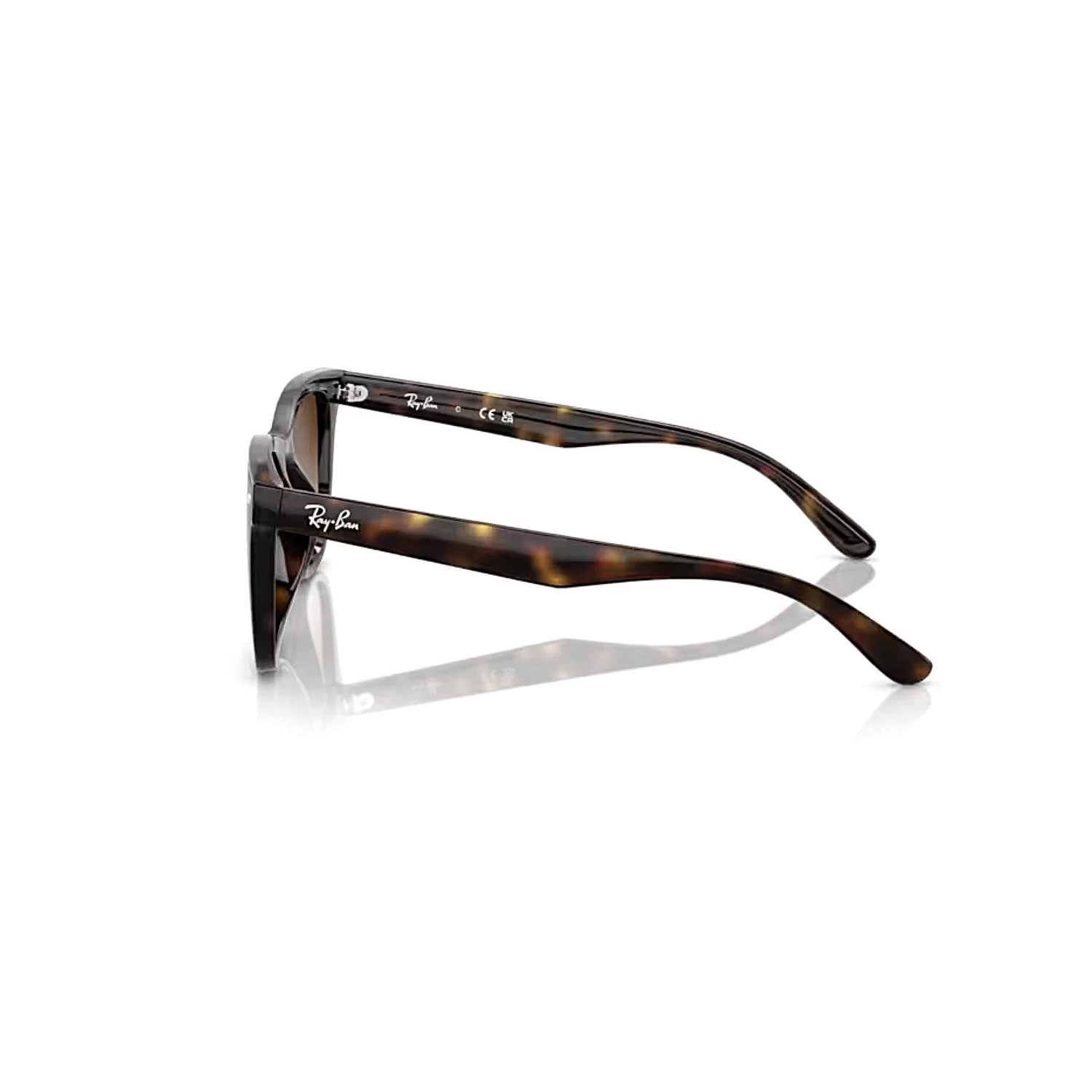 Ray-ban Rb 4420 71013 65 Unisex Kare Kırçıllı Kahverengi Kemik Güneş Gözüğü