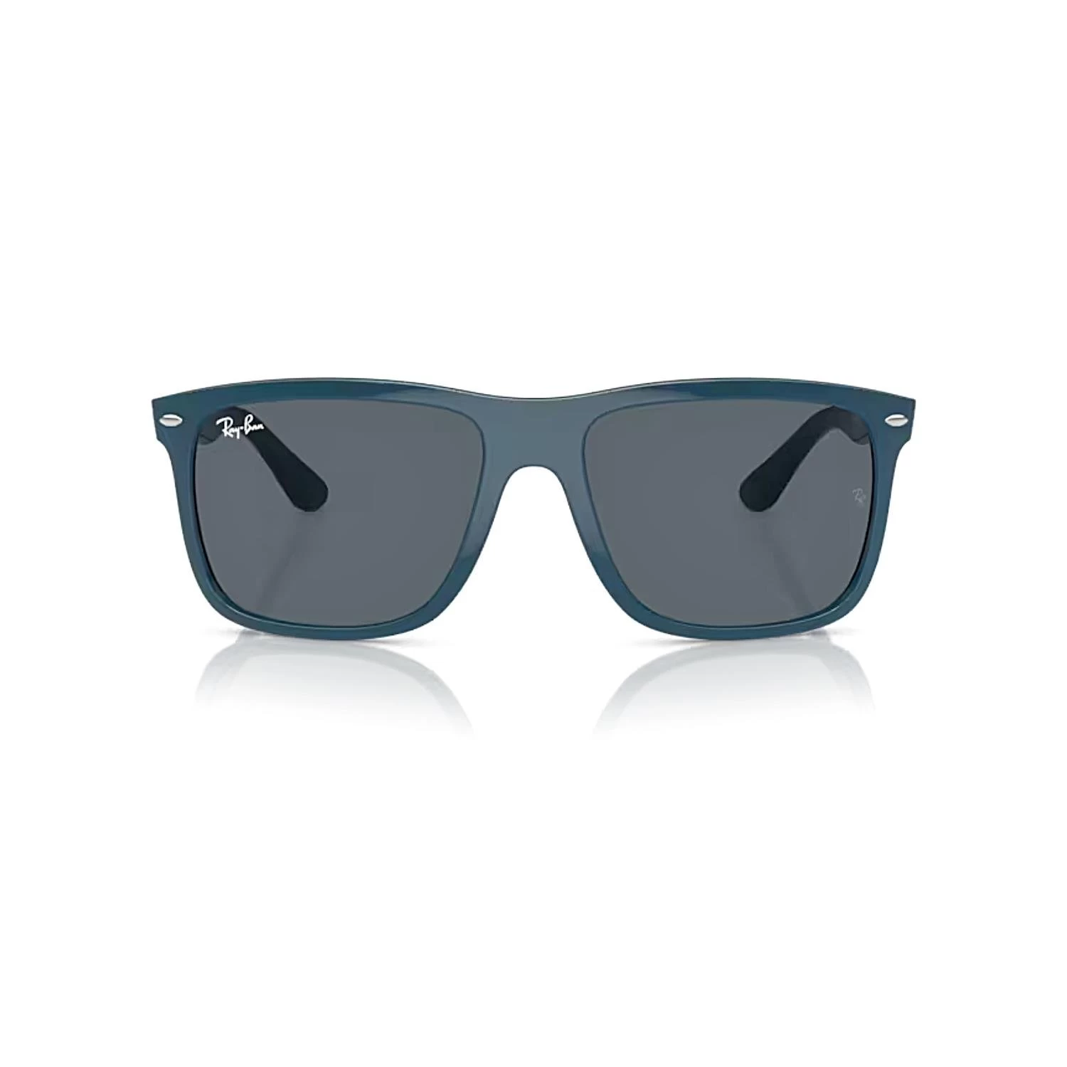 Ray-Ban RB 4547 6717R5 60 Unisex Kare Lacivert Kemik Güneş Gözlüğü