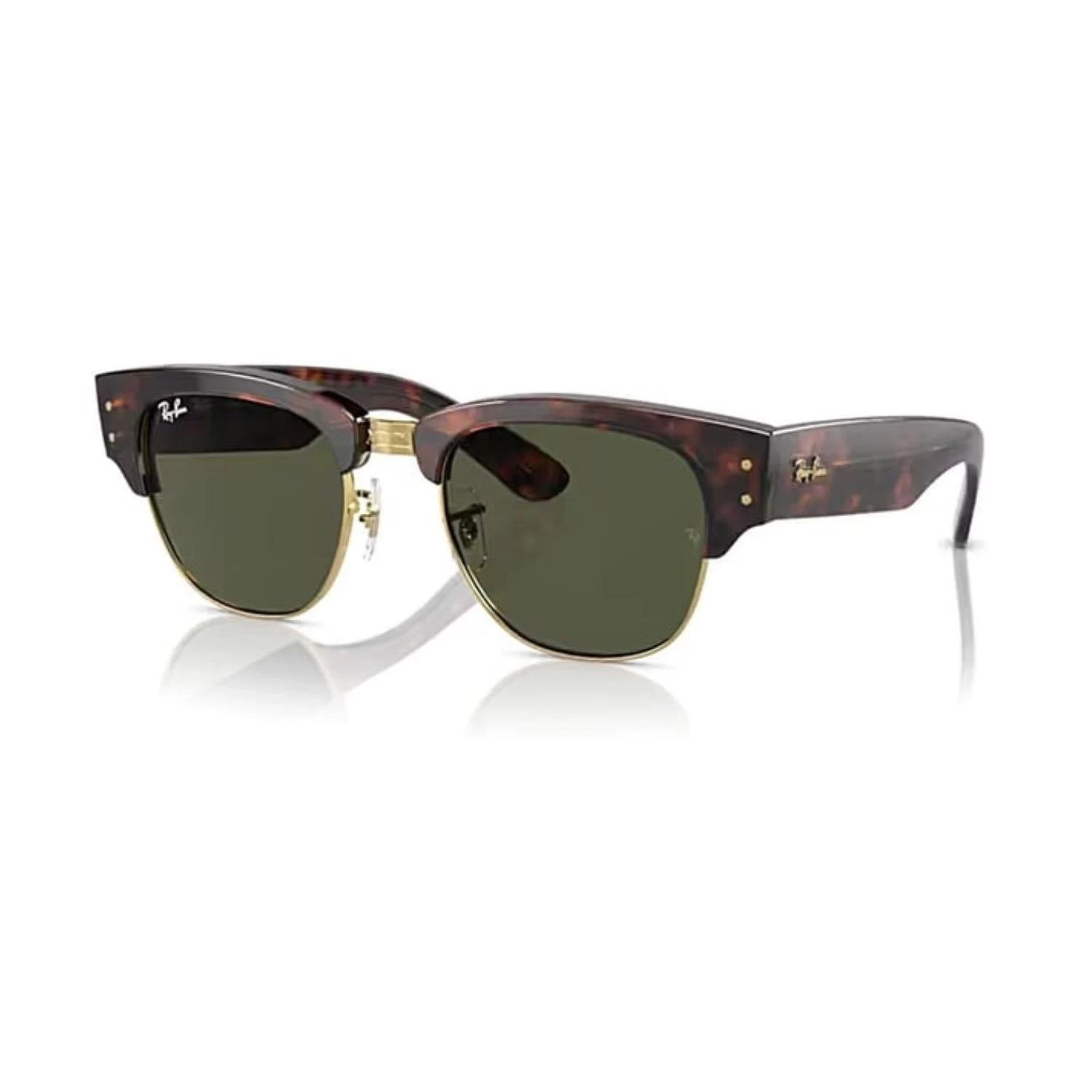 Ray-Ban RB 0316S 99031 50 Mega Clubmaster Unisex Kare Kırçıllı Kahverengi Güneş Gözlüğü