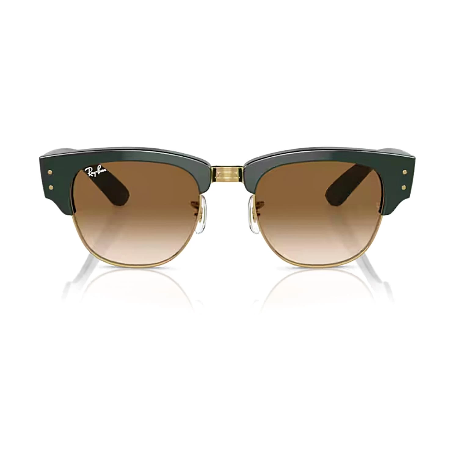 Ray Ban RB 0316S 136851 50 Mega Clubmaster Unisex Kare Yeşil Kemik Güneş Gözlüğü