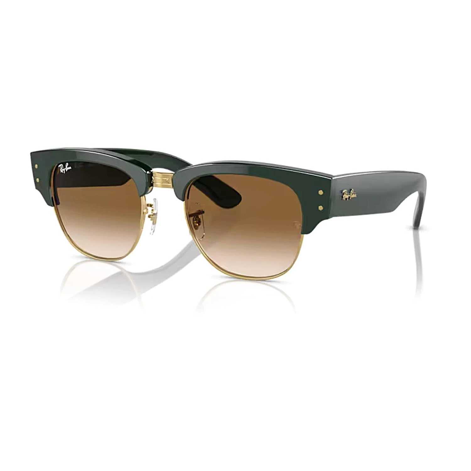 Ray Ban RB 0316S 136851 50 Mega Clubmaster Unisex Kare Yeşil Kemik Güneş Gözlüğü