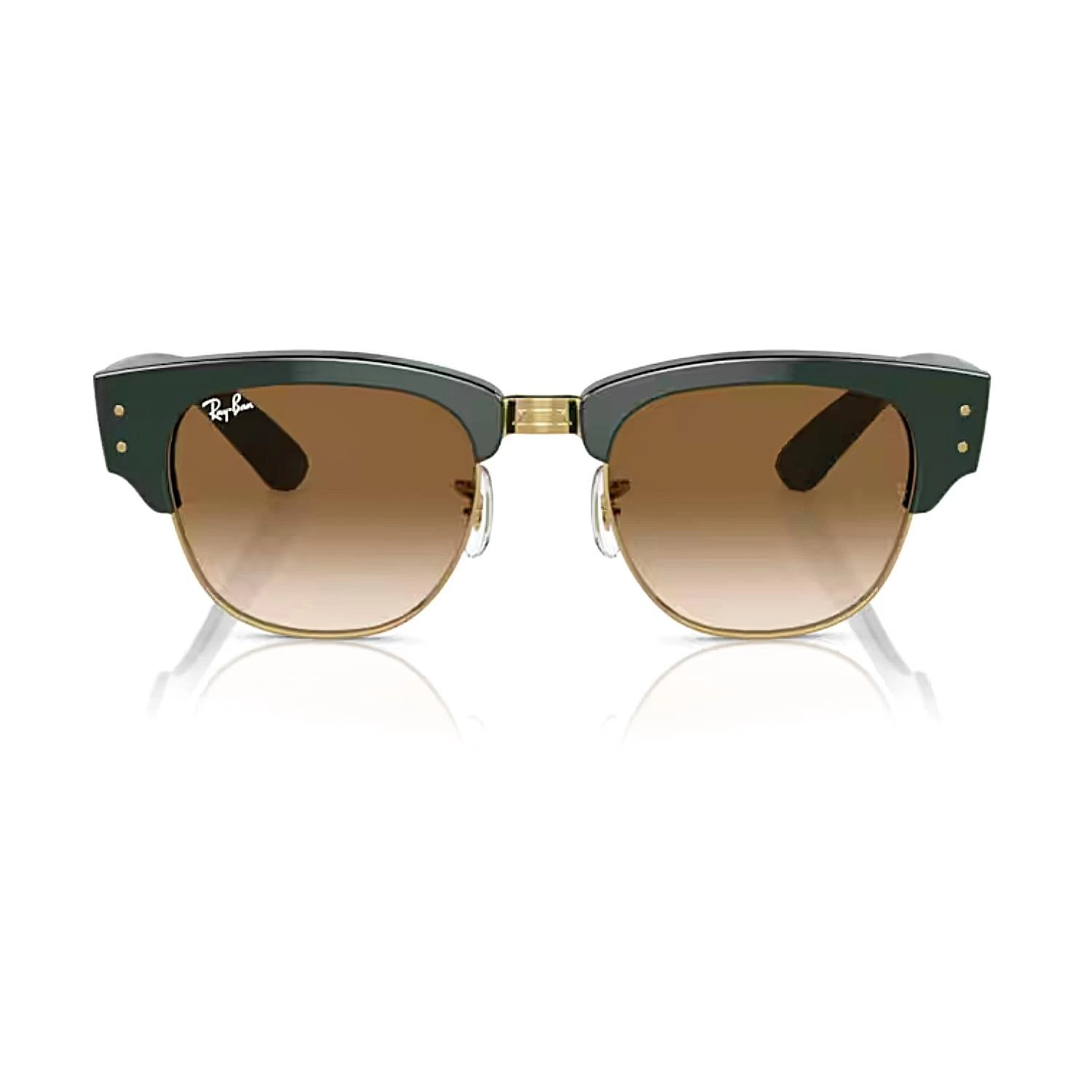 Ray Ban RB 0316S 136851 50 Mega Clubmaster Unisex Kare Yeşil Kemik Güneş Gözlüğü