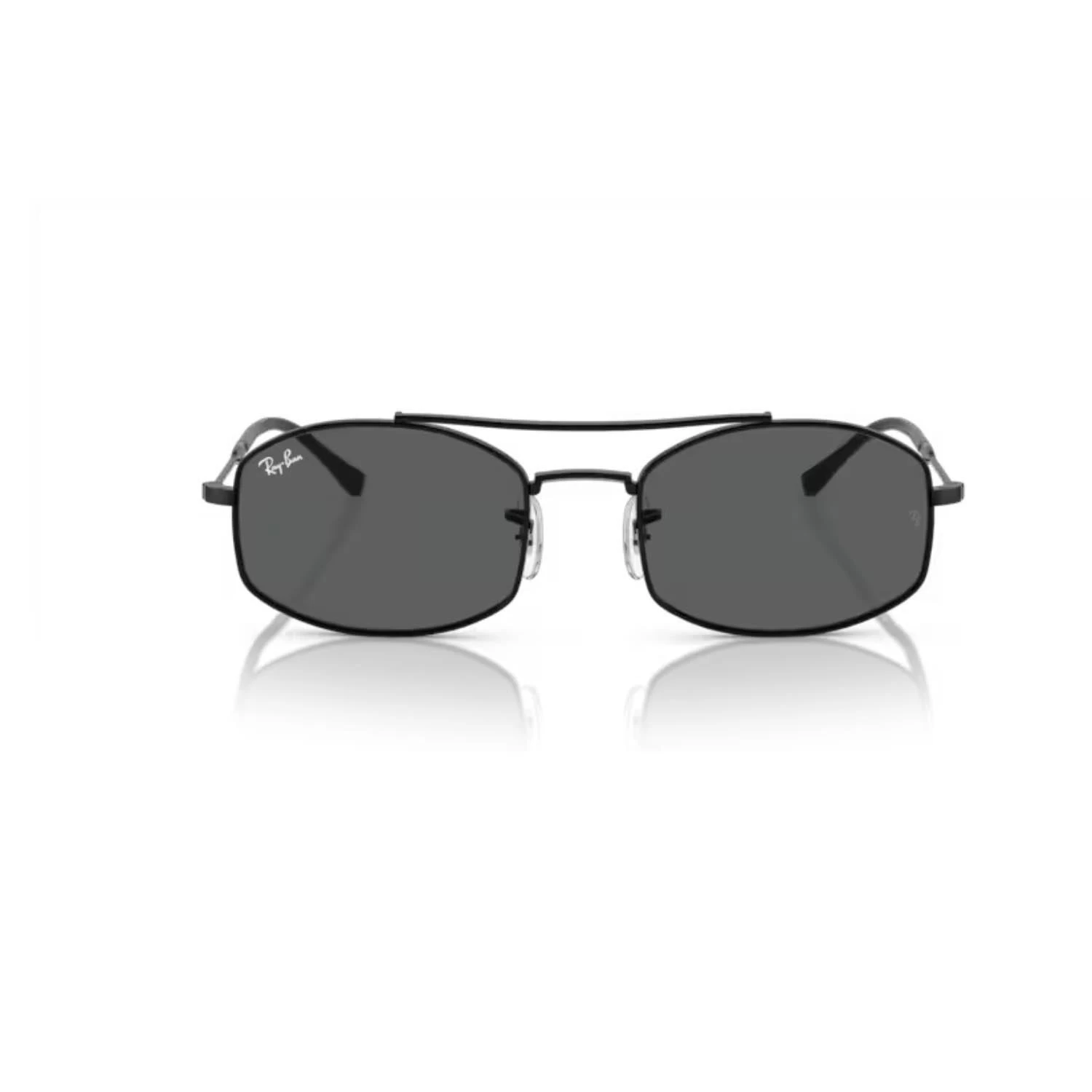 Ray-ban Rb 3719 002b1 54 Unisek Oval Siyah Metal Güneş Gözlüğü