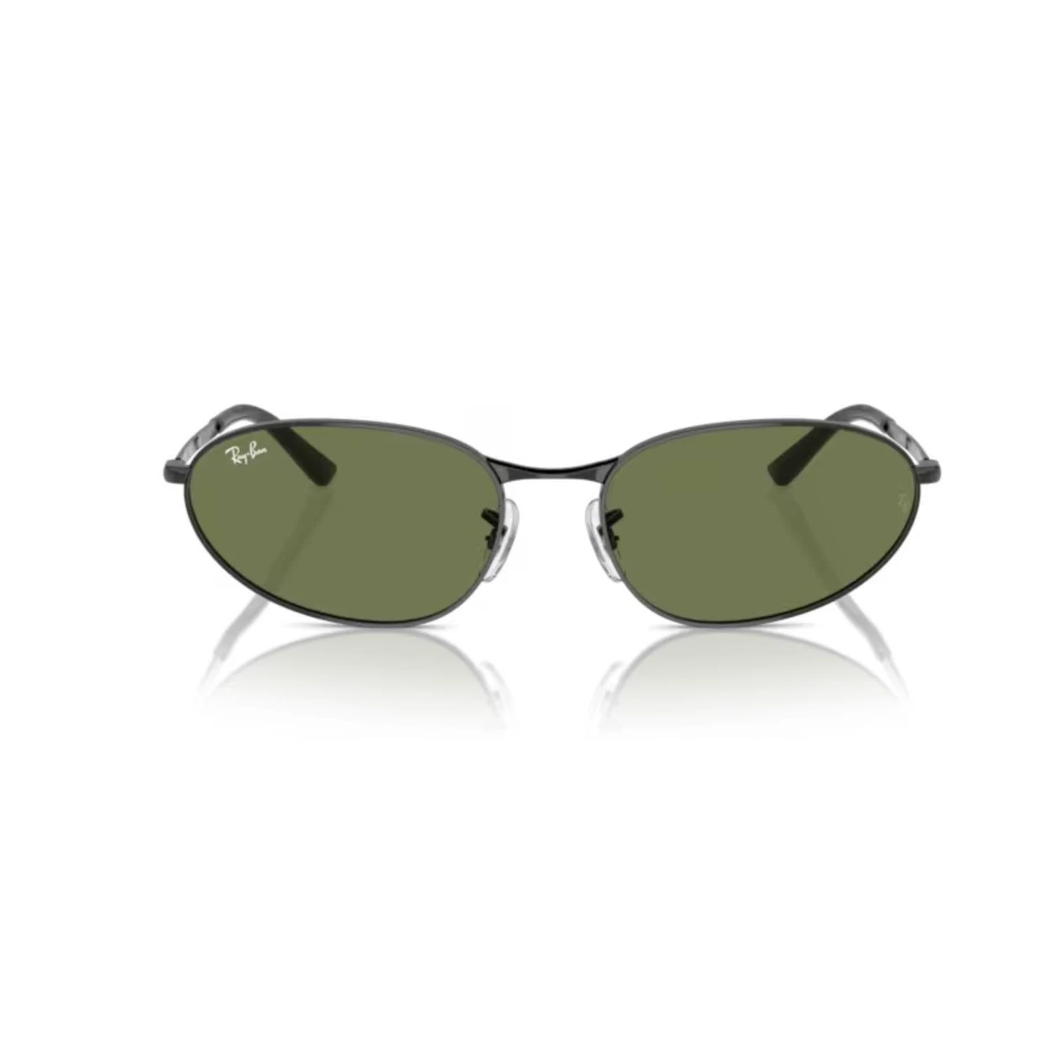 Ray-Ban RB 3734 002B1 56 Unisex Geometrik Siyah Metal Güneş Gözlüğü